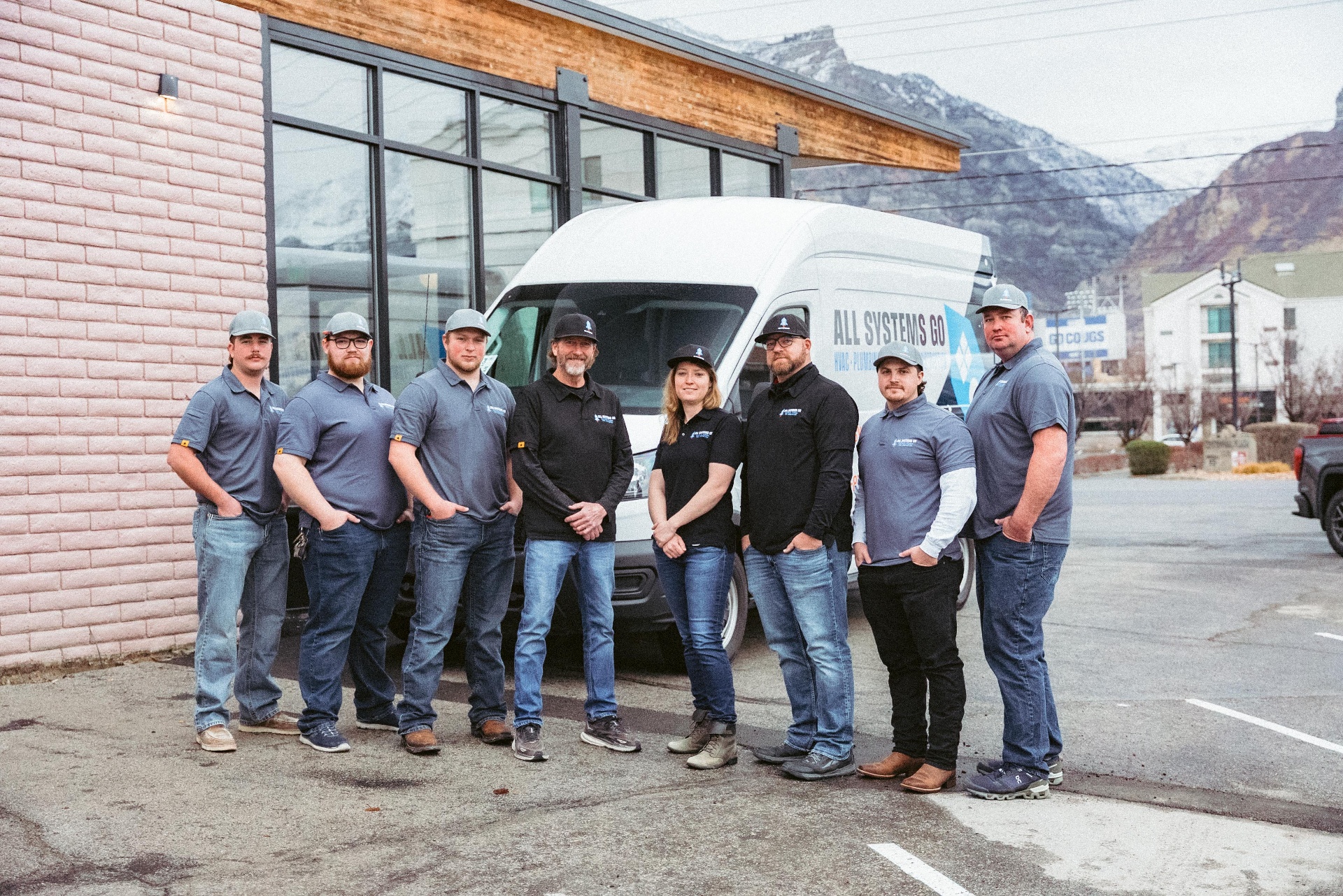 The All Systems Go team in Springville, Utah